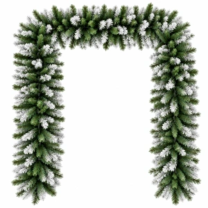 Ghirlanda decorativa din brad artificial 270cm, OLD-124-270