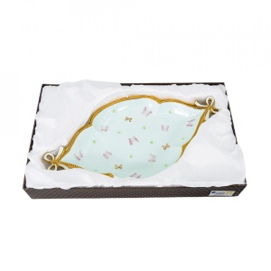 Platou decorativ din ceramica, VS-2033 - Img 2