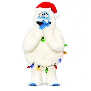 Decoratiune Craciun in forma de Bumble Yeti, cu instalatie led, 45x19x85 cm, DE-962 - Img 3