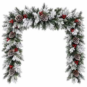 Ghirlanda decorativa din brad artificial aspect premium, 270cm, OLD-125-270