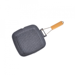 Tigaie grill cu interior antiaderent Wellberg, 28cm, WB-2400-28 - Img 4