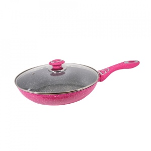 Tigaie universala Wellberg, cu interior antiaderent, diametru 28 cm, WB-2266-28R