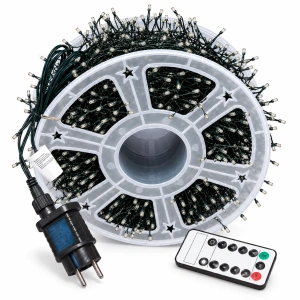 Instalație luminoasă LED tip artificii 100M 3000L – Lumina alb rece OLD 445-B