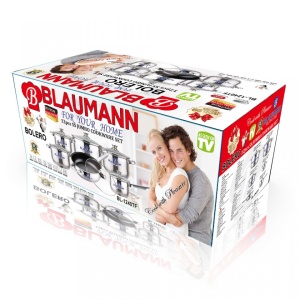 Set Oale din Inox 12 piese BL-1240TF BLAUMANN FOR YOUR HOME - Img 2