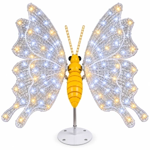 Fluture decorativ LED cu mișcare – 60 cm – flash, OLD 524-F