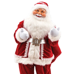Moș Crăciun decorativ de Crăciun cu mișcare – 130 cm – Cod produs DE-726 - Img 2