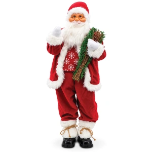 Moș Crăciun decorativ de Crăciun cu mișcare – 130 cm – Cod produs DE-708