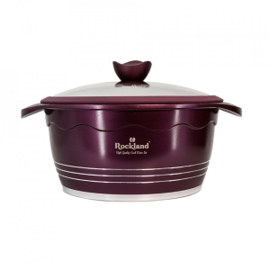 Oala din Granit cu capac 28 cm , Rockland DT28-BR