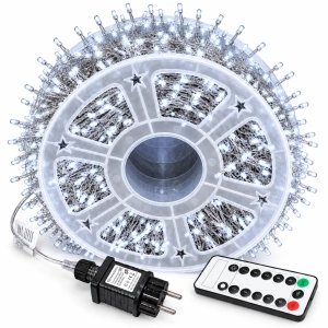 Instalație luminoasă LED tip artificii 100M 3000L – alb rece, OLD 442-B