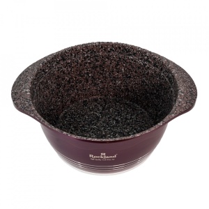 Oala din Granit cu capac 28 cm , Rockland DT28-BR - Img 2