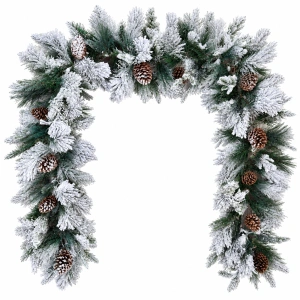 Ghirlanda decorativa din brad artificial aspect premium, 270cm, OLD-126-270
