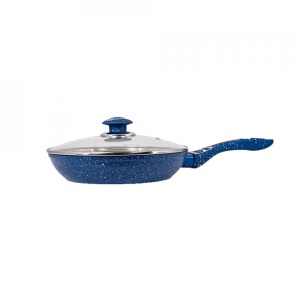 Tigaie universala Wellberg, cu interior antiaderent, diametru 24 cm, WB-2266-24B - Img 2