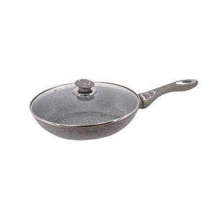 Tigaie universala Wellberg, cu interior antiaderent, diametru 28 cm, WB-2266-28S