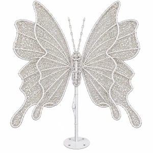 Fluture decorativ LED static – 100 cm – alb cald, OLD 518-100-CLD - Img 3