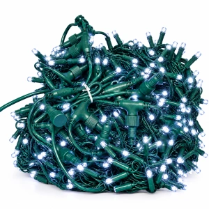 Instalație perdea LED 4 × 3 m – 800 LED – efect flash, fir verde, OLD-357-FLASH