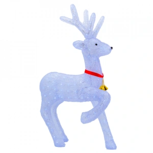 Decoratiune luminoasa de exterior Ren, 176 Led-uri albe, dimensiunea produsului: 90cm, transformator IP44 cu 8 functii lumini, OLD-274
