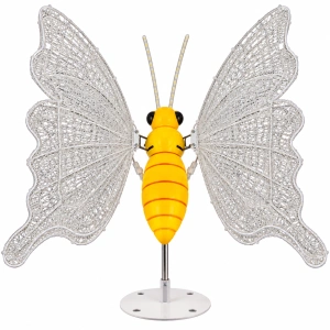 Fluture decorativ LED cu mișcare – 60 cm – alb cald, OLD 515-60-CLD - Img 4
