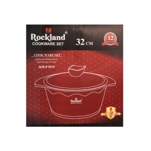 Cratita din Granit cu capac 32 cm , Rockland DT32-BR - Img 4