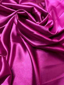 Satin elastic fucsia