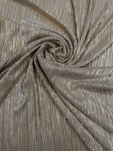 Lycra plisata aurie