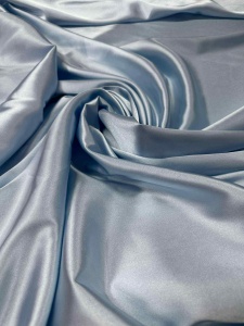 Satin elastic baby blue