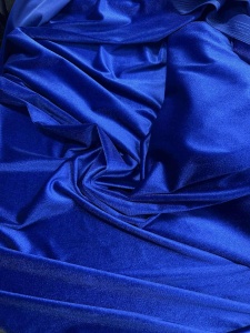 Catifea elastica albastru royal