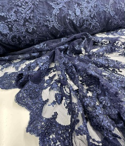 Dantela ocazie bleumarin