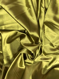 Satin elastic olive deschis
