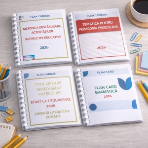 FLASH-CARD TITULARIZARE EDUCATOR-PACHET COMPLET , 2026