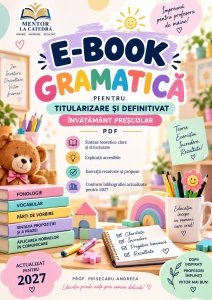 E-BOOK GRAMATICĂ TITULARIZARE/DEFINITIVAT ÎNV. PREȘCOLAR 2027 PDF
