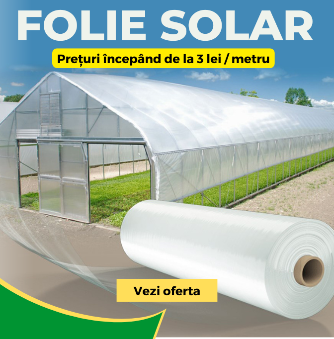 Folie solar de acoperire sere si solarii