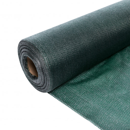 Plasa de umbrire pentru gard, 1,5 m x 10 m, 80% densitate grad de umbrire