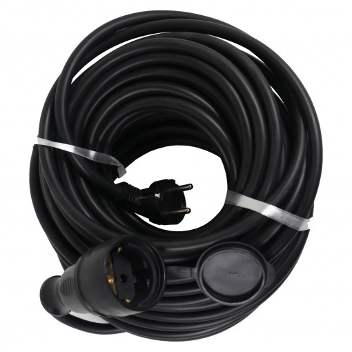 Prelungitor cablu electric negru, lungime 40 m, 1900 W