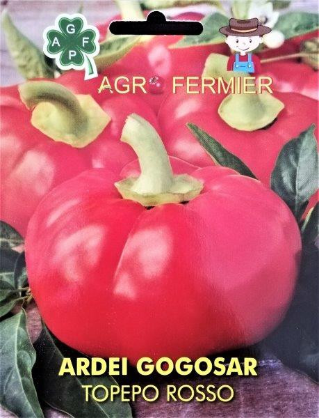 Seminte de ardei gogosar, Topepo Rosso, Agro Fermier