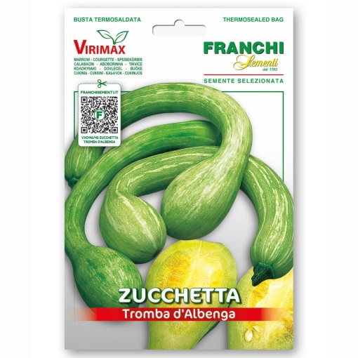 Seminte de dovlecel Zucchetta Tromba d'Albenga, 2,5g, Franchi
