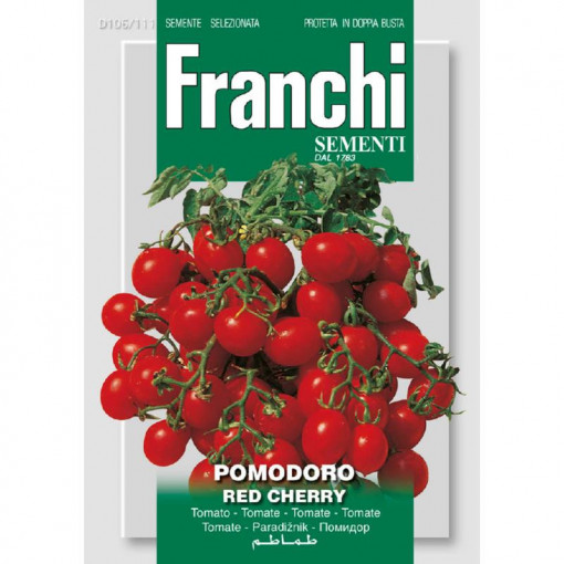 Seminte de tomate Red Cherry, 1g/plic, Franchi, Italia