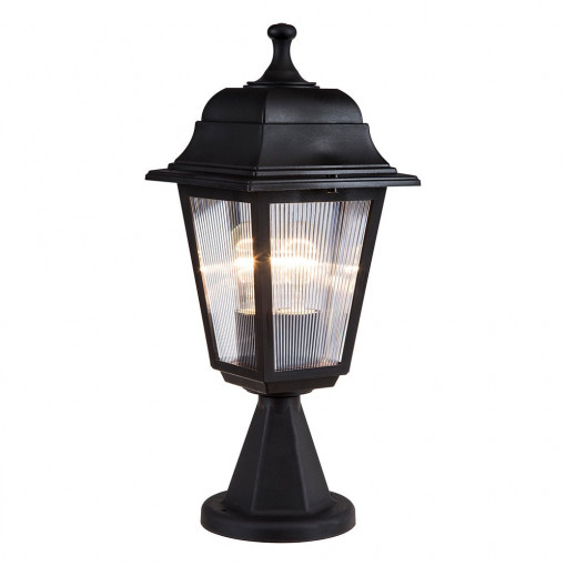 Lampa corp iluminat exterior, negru, E27, Max. 100 W