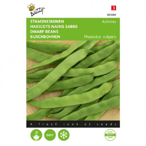 Seminte de fasole pitica Admires, 30g, Buzzy, Olanda