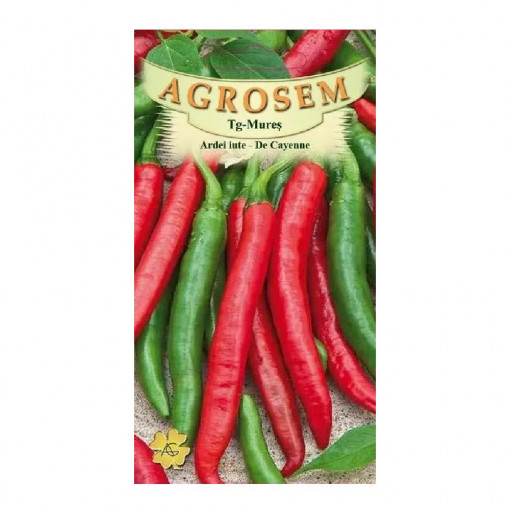 Seminte de ardei iute De Cayenne 1g, Agrosem