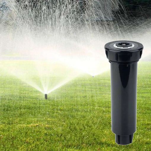 Aspersor rotativ telescopic pentru irigatii de 1/2'', inaltare 12 cm, unghi 30-360 grade