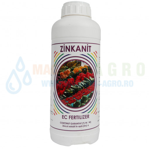 Fertilizant pentru fructe si legume, Zinkanit, 1 litru