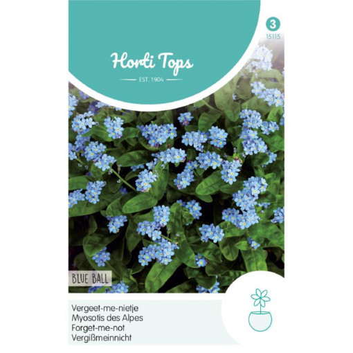 Seminte de Myosotis pitic Blue Ball, 0,3g, Horti Tops, Olanda