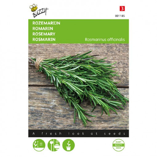 Seminte de rozmarin, 0.15 grame/plic, Buzzy, Olanda