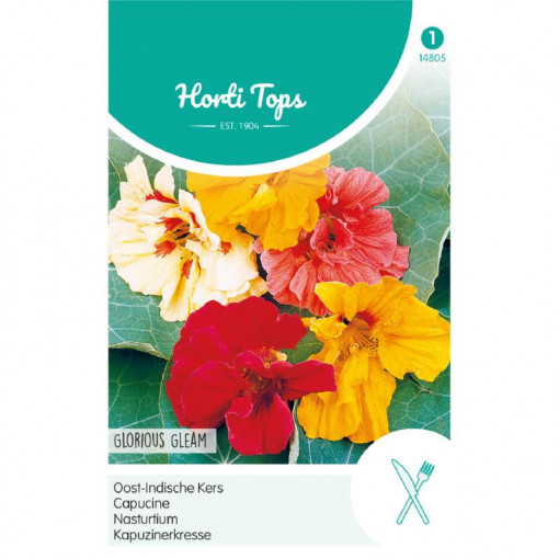 Seminte de Tropaeolum Glorious Gleam mix, 3g, Horti Tops, Olanda