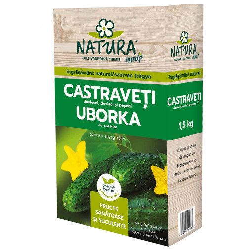 Ingrasamant organic pentru castraveti, pepeni si dovlecei, 1,5 kg