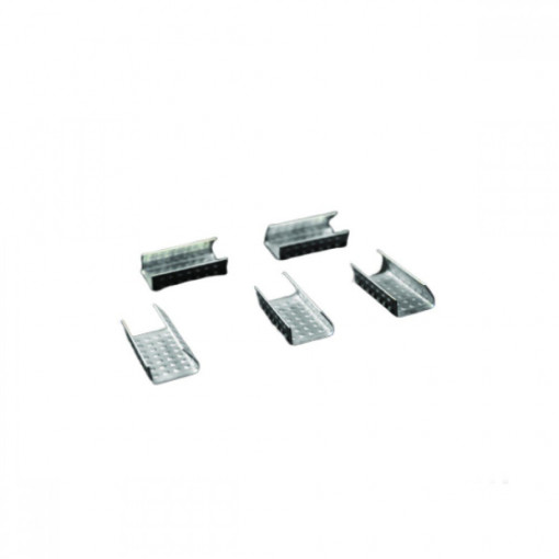 Set 1000 capse (cleme) metalice pentru legare banda PP/PET 12 mm