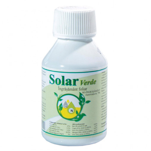 Ingrasamant Solar Verde, 100 ml