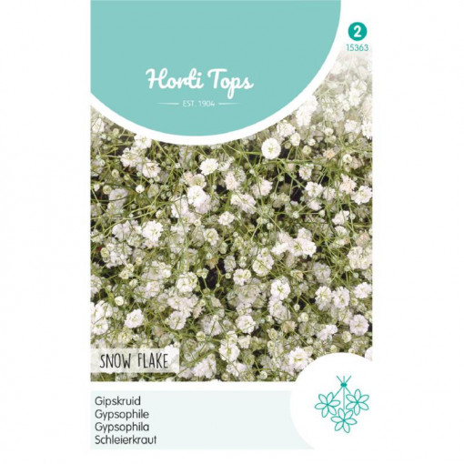 Seminte de Gypsophila Snow Flake dubla alba, 0,25g, Horti Tops, Olanda