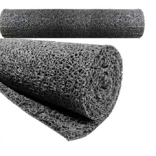 Covor spaghetti gri 1 m x 15 m lungime, grosime 12 mm