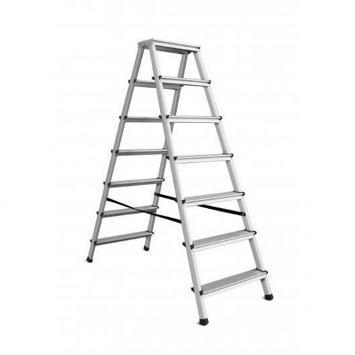 Scara aluminiu dubla folosinta 7+7 trepte